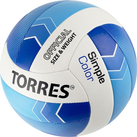Купить Мяч волейбольный Torres Simple Color любительский р.5 в Весьегонске 